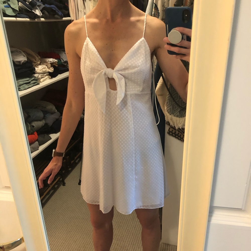Alice + Olivia new white mini dress